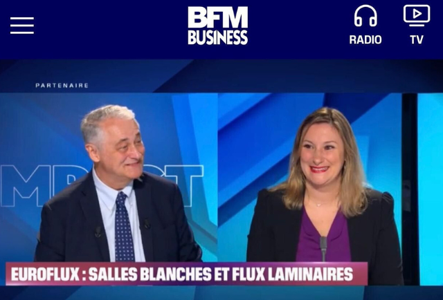 Euroflux sur le plateau de BFM Business